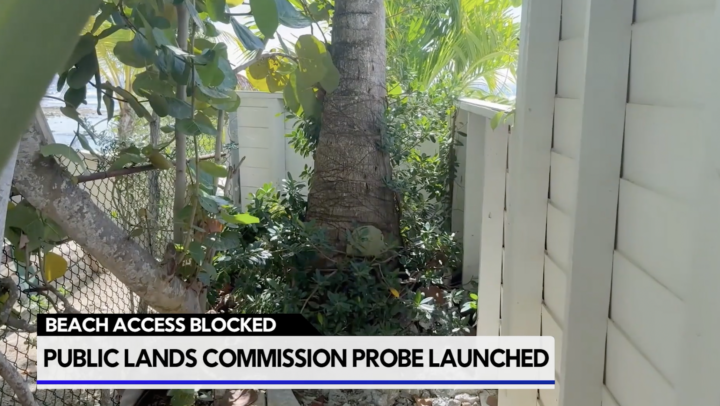 Blocked beach access under investigation